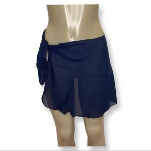 Zuliana blue beach cover up/sarong. Made in USA. NWT